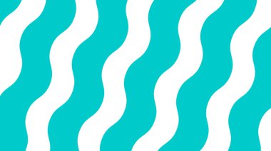 Eğri çizgiler arka plan, mavi ve beyaz renkli dalgalı desen. Fütürist biçim grafiği. 