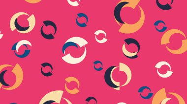 Düz tasarım geometrik pembe arka plan. Yang görünümlü, yüksek kaliteli fotoğraf.