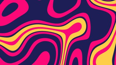 Çarpık renk çizgileriyle parlak dinamik arkaplan. Yüksek kalite çizim