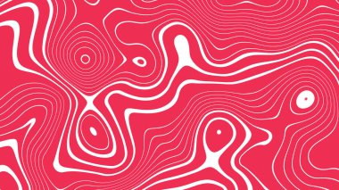 Kıvrımlı, kusursuz, soyut bir arkaplan. Beyaz renkli kıvrımlı çizgiler. Pembe arka plan. Yüksek kalite