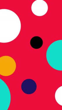 Kusursuz desenli animasyon arka planı. Çember şekilli canlandırma. 