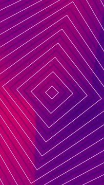 Modern soyut animasyon arkaplanı. Mor ve morumsu rengin kare şekli 