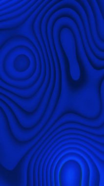 Mavi neon ışıklı animasyon şekillerinin soyut arkaplanı. Mavi çizgiler