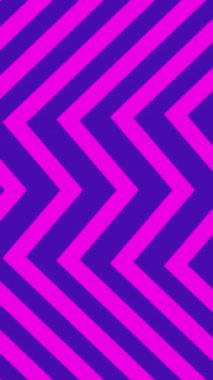 3D çizgi ilüzyon döngüsü tasarımı. Geometrik mor ve morumsu çizgi çizim sanatı. 