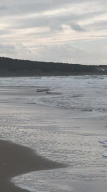 Deniz manzarası, sonbaharda kıyı manzarası.