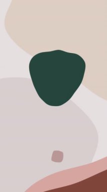 Sıcak bej kompozisyonu üzerine soyut organik şekilleri olan modaya uygun sıcak animasyon arka plan. 