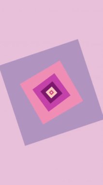 Asgari soyut döngü arka planı. Pembe ve mor renkli el çizimi. Yüksek kaliteli canlandırma.