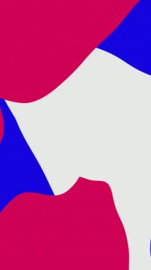 Minimum geometrik desenli animasyon arka planı. Modern evrensel çok renkli soyut arkaplan.