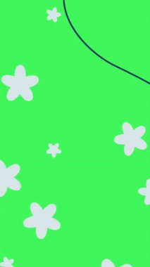 Lacivert şekilli soyut yeşil arkaplan. Çoklu renkli canlandırma arkaplanı. 