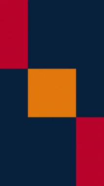 Turuncu ve kırmızı soyut desenli kusursuz donanma geçmişi. 