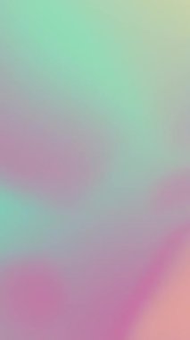 Soyut mavi sarı ve pembe bulanık arkaplan kanat efektli animasyon. 