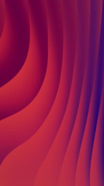 3B modern dalga eğrisi soyut canlandırılmış arkaplan. 