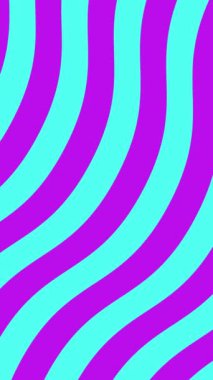 Soyut çizgi arkaplanı, Cyan ve mor üzerinde canlandırılmış dalgalı çizgiler.