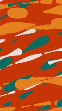 Kusursuz yuvarlak renkli arka plan. çok renkli şekilli animasyon. 