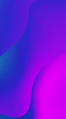 Neon dalgalı çizgi döngüsü arka planı. Pembe lacivert cyan renkli çizgi. 
