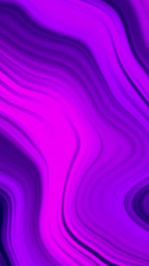 Neon sıvısı soyut döngü arka planı. Mor lacivert renkli dalgalı çizgiler.