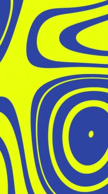 Modern stil animasyon dokusuna sahip geometrik sarı desen, neon çizgiler.. 