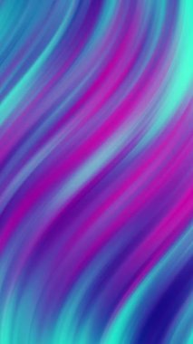 Neon dalgalı çizgi döngüsü arka planı. Pembe lacivert cyan renkli çizgi