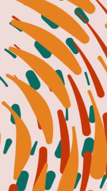 Kusursuz yuvarlak renkli arka plan. çok renkli şekilli animasyon. 