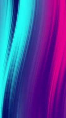 Neon dalgalı çizgi döngüsü arka planı. Pembe lacivert cyan renkli çizgi. 