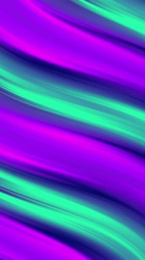 Neon dalgalı çizgi döngüsü arka planı. Pembe lacivert cyan renkli çizgi. 