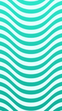 Eksiksiz döngü üzerinde hareket eden çoklu parlak neon mavi dalgalı çizgilerin animasyonu