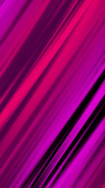 Pembe neon ışıklı animasyon şekillerinin soyut arkaplanı. Kırmızı çizgiler.