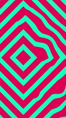 Soyut renkli animasyon arkaplanı. Grafik veya konsept için kırmızı ve turkuaz arkaplan. 