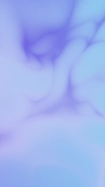 Soyut sıvı animasyon arka planı. Mor ve mavi suluboya dijital pankart. Bulutlu arkaplan.