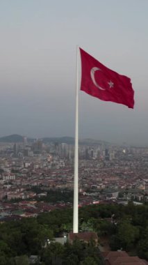 Türk Bayrağı İstanbul, Türk Bayrağı Hava Manzarası. Yüksek kaliteli görüntüler