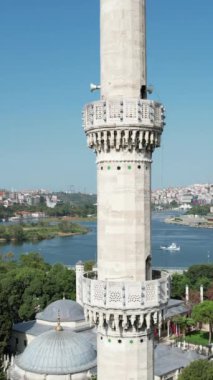 İstanbul Eyup Sultan Camii Minaresi, Eyup Sultan Camii Havacılık Manzarası. Yüksek kaliteli görüntüler