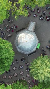 Aerial the koza han, aerial drone view ottoman shopping center, the historical ottoman Koza inn campus, Drone view of Bursa Koza Inn famous for its dome 