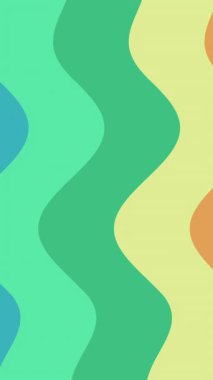 Renkli soyut döngü arka planı. Gökkuşağı renk tasarımı. Farklı renklerde çizgi. 4k animasyon.