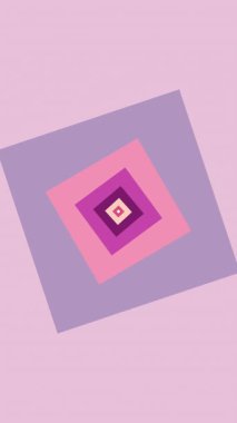 Asgari soyut döngü arka planı. Pembe ve mor renkli el çizimi. Yüksek kaliteli canlandırma.