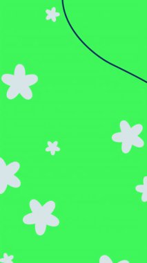 Lacivert şekilli soyut yeşil arkaplan. Çoklu renkli canlandırma arkaplanı. 