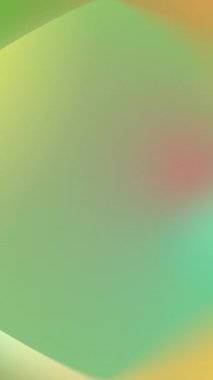 Altıgen şekilli turuncu yeşil renk gradyanı ile soyut canlandırılmış arkaplan.