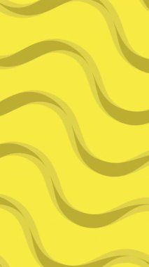 Soyut sarı animasyon arka planı. Tasarım için tarafsız zemin. Döngü duvar kağıtları için taban, afiş