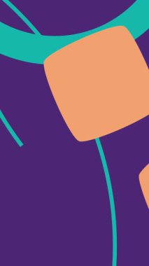 Geometrik Modern soyut arkaplan. Turuncu mavi renkler farklı şekiller. 