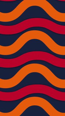 Turuncu ve kırmızı soyut desenli kusursuz donanma geçmişi. 