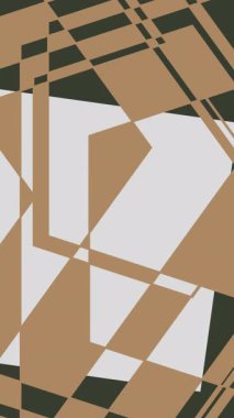 Modern soyut animasyon arkaplanı. Grafik içeriği için kahverengi yeşil şekilli. 