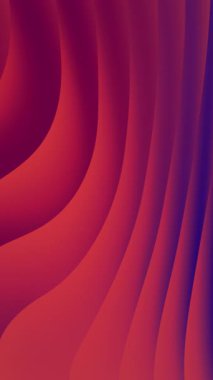 3B modern dalga eğrisi soyut canlandırılmış arkaplan. 