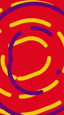 Neon rengi canlandırılmış çizgi arkaplanı, sıvı mor renk tasarımı. 