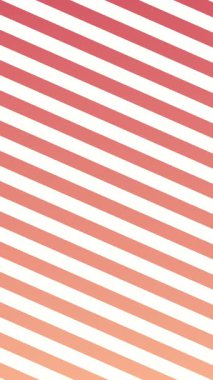 Pembe, pürüzsüz bir yüzey. Dalgalı kumaş. Kırmızı-beyaz çizgiler. 3B canlandırma döngüsü.