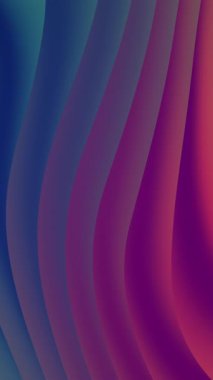 3B modern dalga eğrisi soyut canlandırılmış arkaplan. 