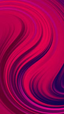 Pembe, kırmızı ve mor neon ışıklı animasyon şekillerinin soyut arkaplanı