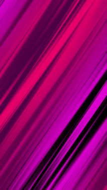 Pembe neon ışıklı animasyon şekillerinin soyut arkaplanı. Kırmızı çizgiler.