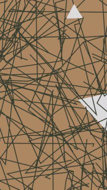 Modern soyut animasyon arkaplanı. Grafik içeriği için kahverengi yeşil şekilli. 