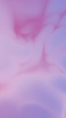 Soyut sıvı animasyon arka planı. Pembe ve mavi suluboya dijital afiş. Bulutlu arkaplan.