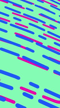 Neon rengi animasyon çizgisi arka planı, bükülmüş sıvı lacivert ve pembe renk tasarımı.