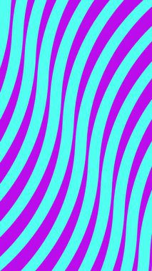 Soyut çizgi arkaplanı, mor ve turkuaz üzerinde canlandırılmış dalgalı çizgiler. 